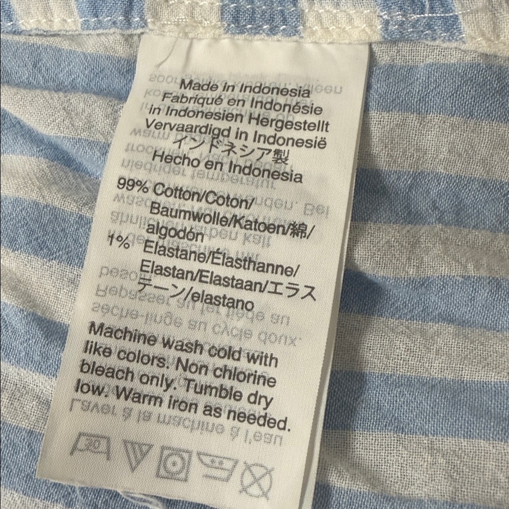 J. Crew Striped Wide-Legged Pajama Bottoms - Picture 7 of 7